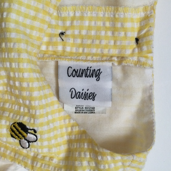 Counting Daisies Dress, Size 2T, Bumble Bee Themed - Picture 2 of 6